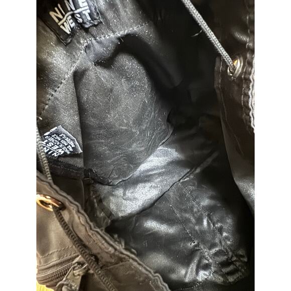 Vintage Y2K Nine West Mini Backpack Nylon Black Utility Bag main image 8